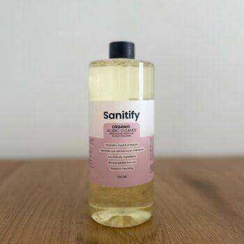 Hallituse, katlakivi, rooste, lubja eemaldaja Kontsentraat - Orgaaniline happeline puhastusvahend  500ml, Sanitify©